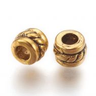 Spacer Beads - Column - Antique Gold