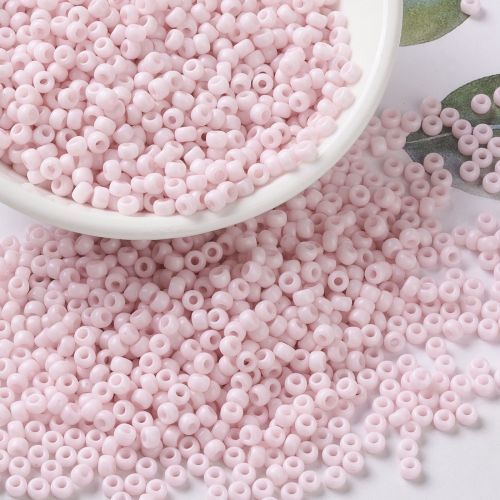 MIYUKI Round Rocailles Beads - 8/0 - Opaque Misty Rose