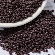 MIYUKI Round Rocailles Beads - 8/0 - Opaque Chocolate