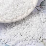MIYUKI Round Rocailles Beads - 8/0 - Matte White