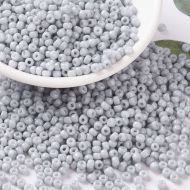 MIYUKI Round Rocailles Beads - 8/0 - Opaque Ghost Gray