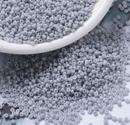 MIYUKI Round Rocailles Beads - 11/0 - Opaque Ghost Gray
