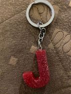 Keychain - J - Alphabet